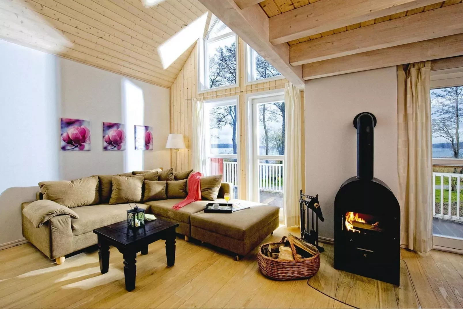 Ferienwohnung Bornholm im Schlosspark-Woonkamer