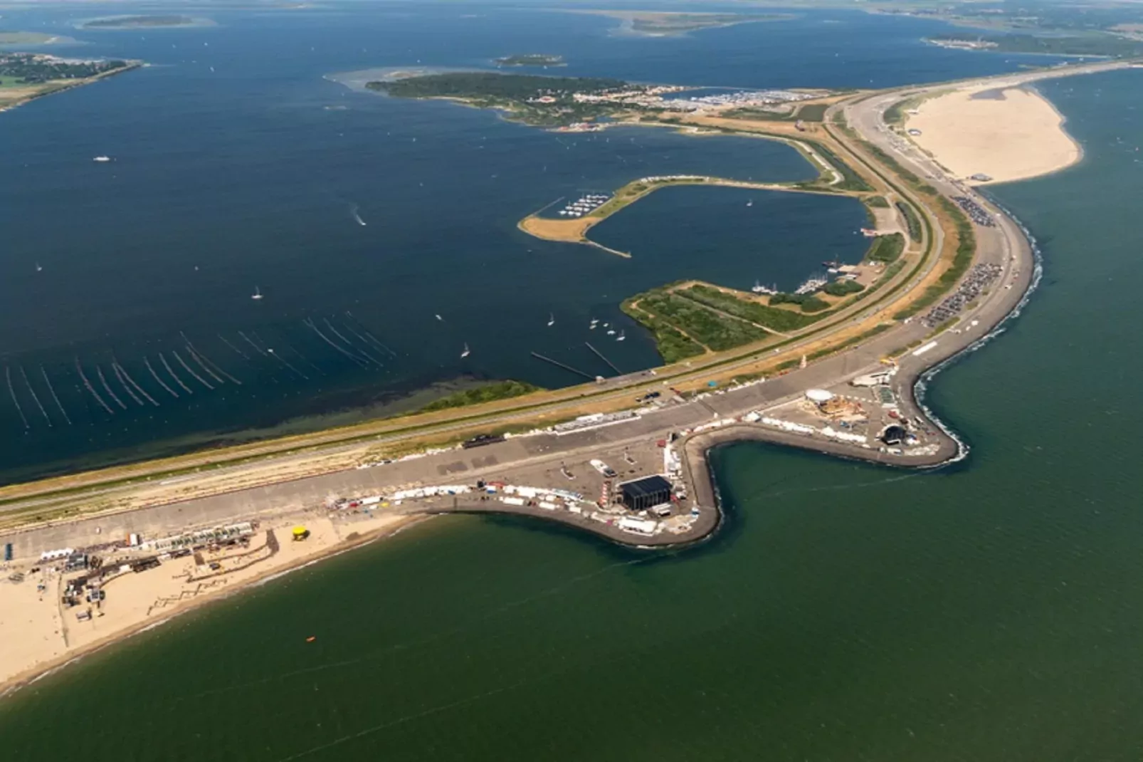 Beach Resort Brouwersdam 1-Gebieden zomer 5km