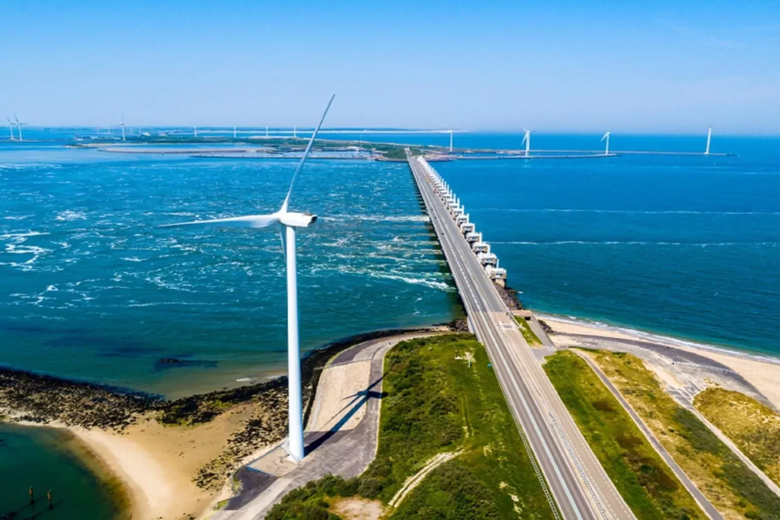 Beach Resort Brouwersdam 1-Gebieden zomer 5km