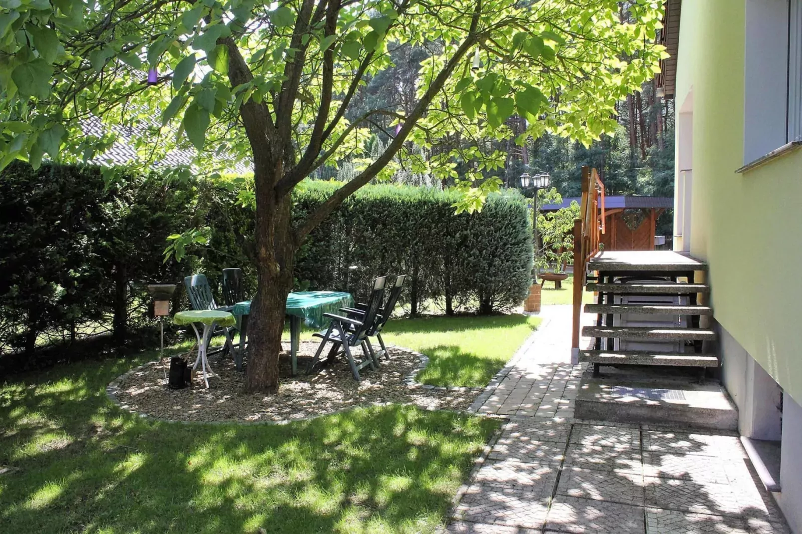 Ferienhaus in Kummersdorf bei Storkow-Tuinen zomer