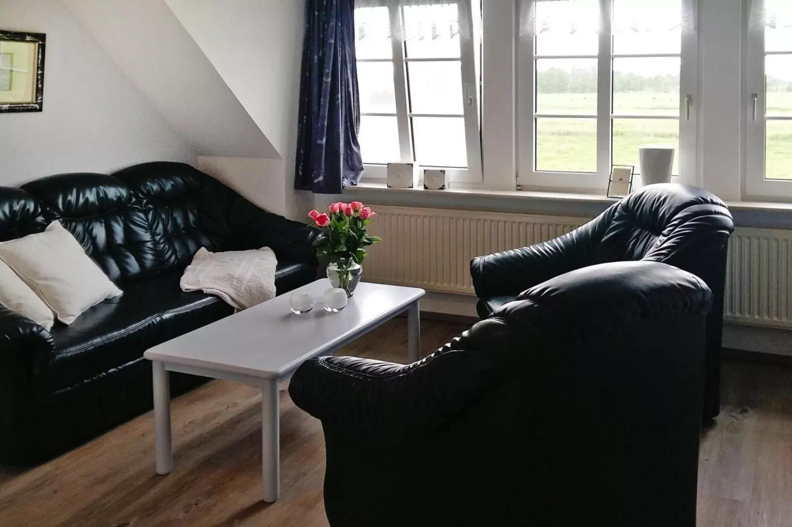 Ferienwohnung bi uns to Hus Tönning-Woonkamer