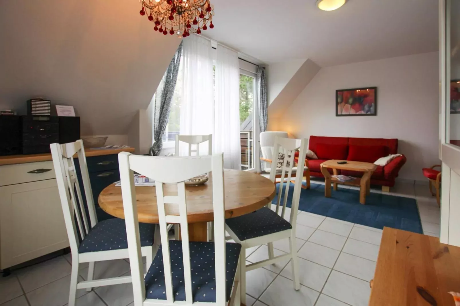 Ferienwohnung Ankerplatz-Woonkamer