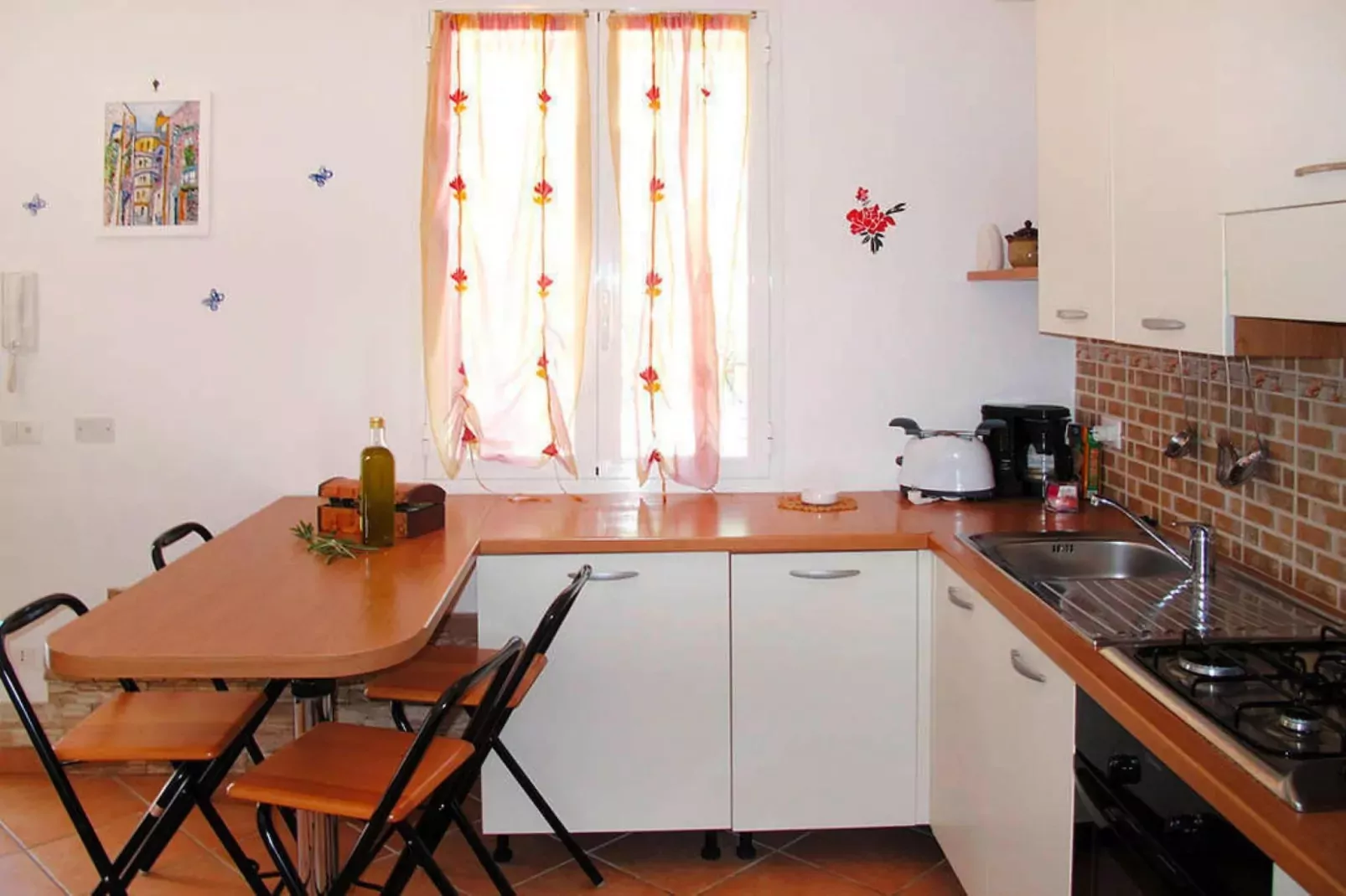 Agritourism Le Mimose Imperia Typ B4-Keuken