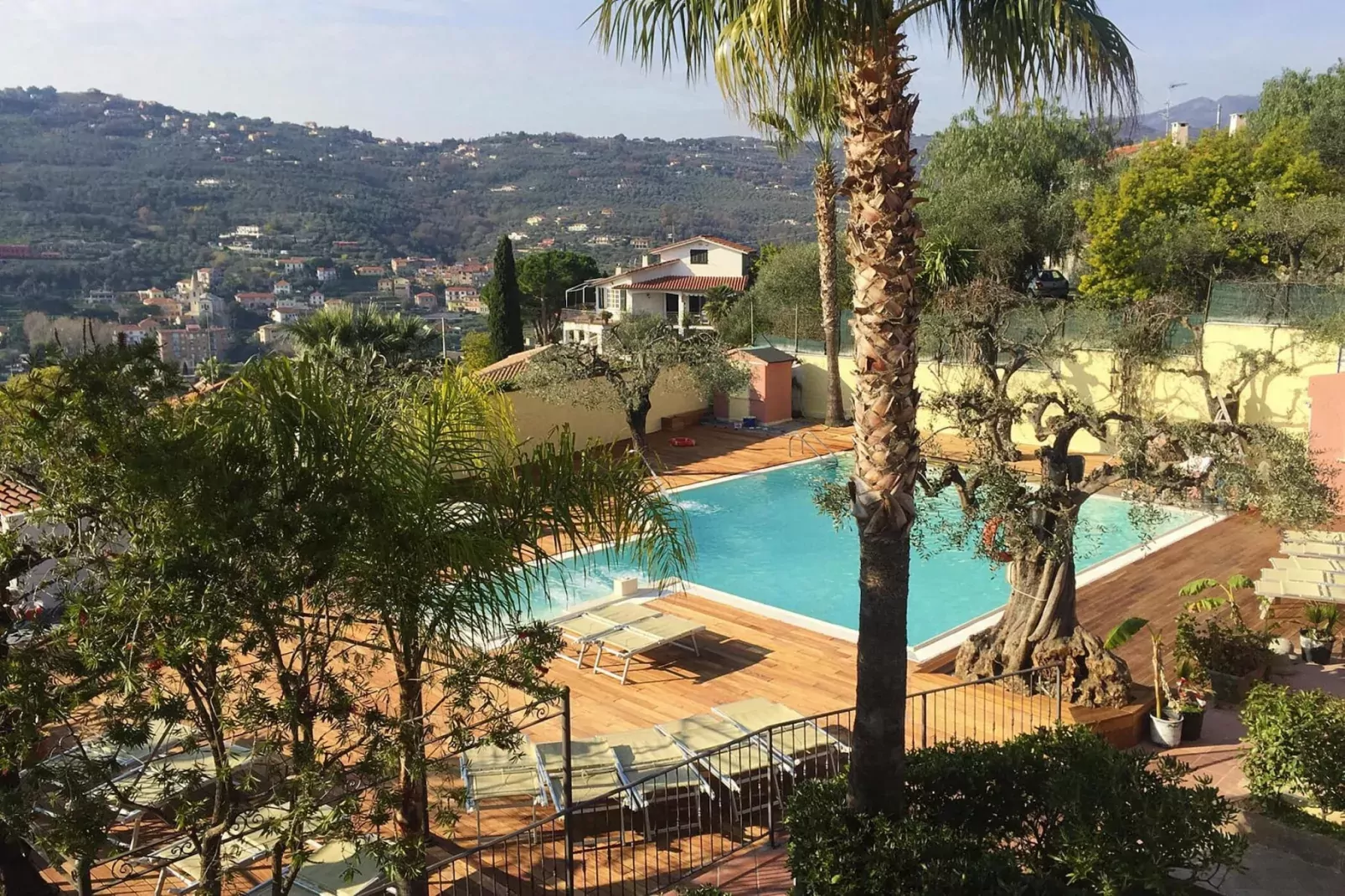 Ferienanlage Villa Giada Imperia - Type Twin Room Apt Ginestra B5-Zwembad