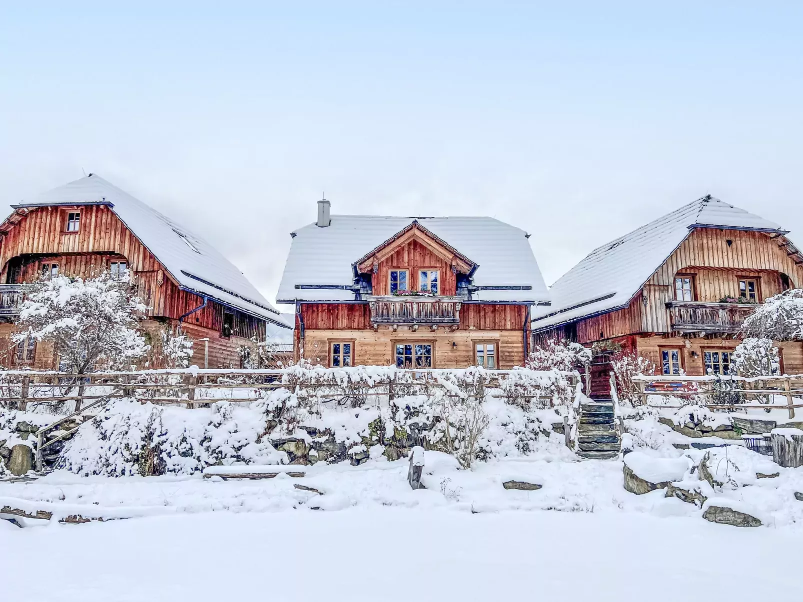 St martin chalets-Buiten