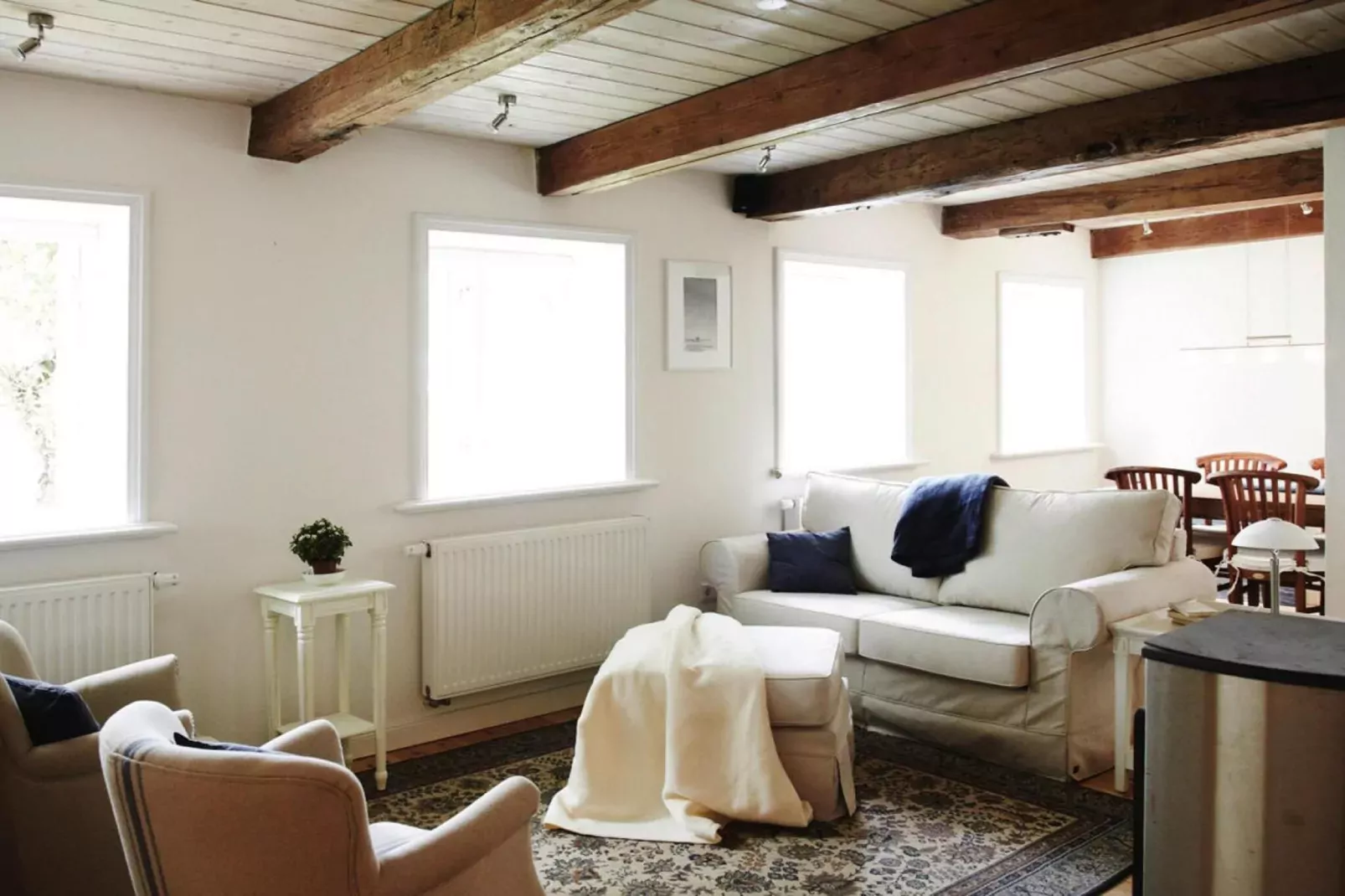 Wellness unter Reet Dagebüll-Woonkamer