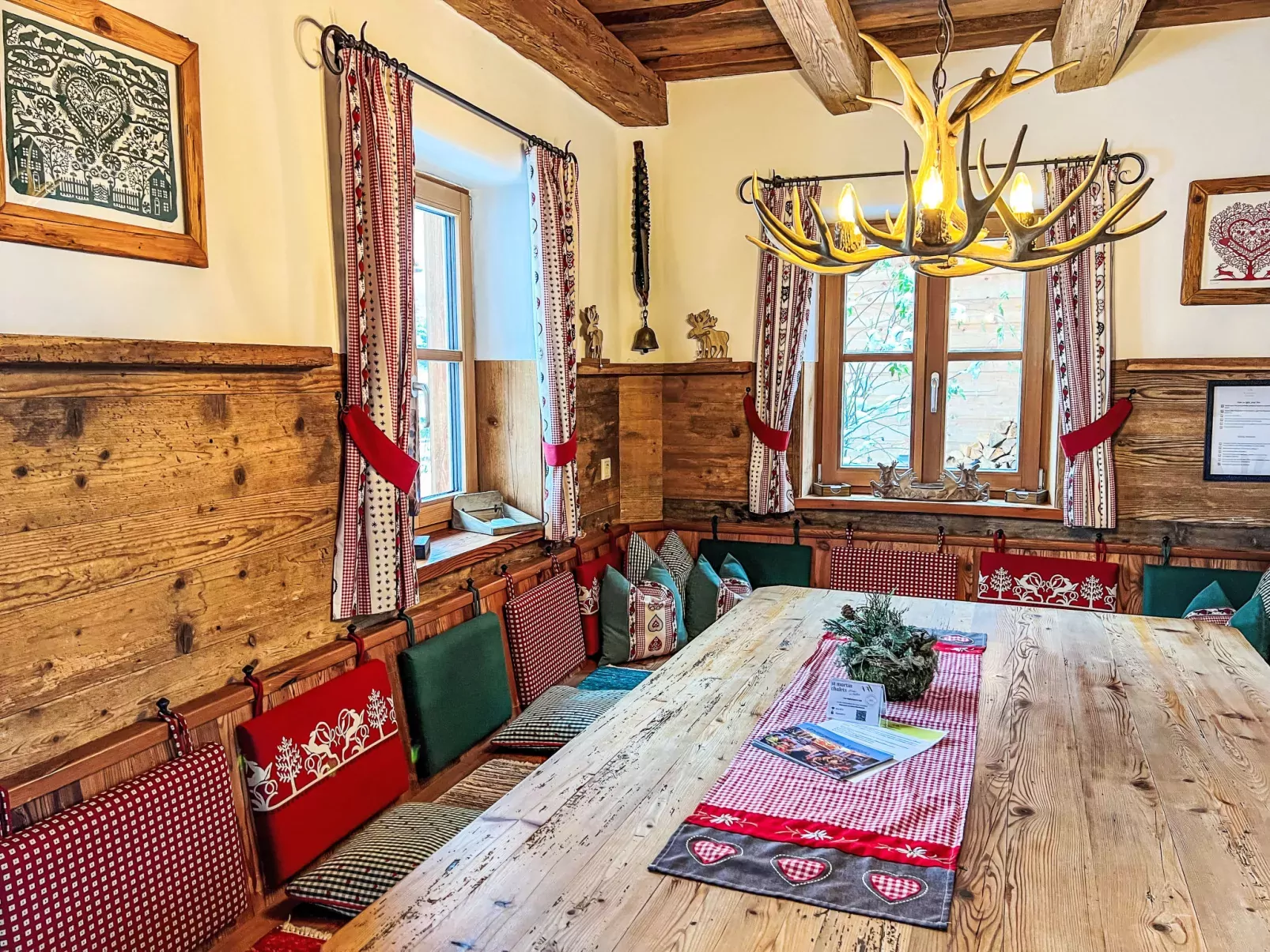 St martin chalets-Binnen
