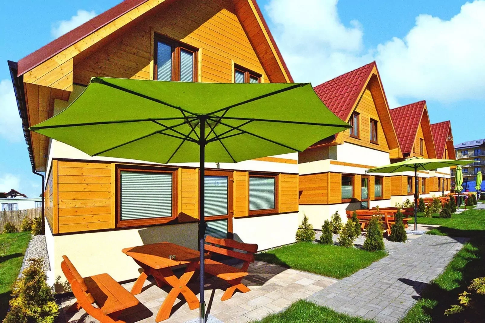 Domki wakacyjne dla 6 osób Sarbinowo-Buitenkant zomer