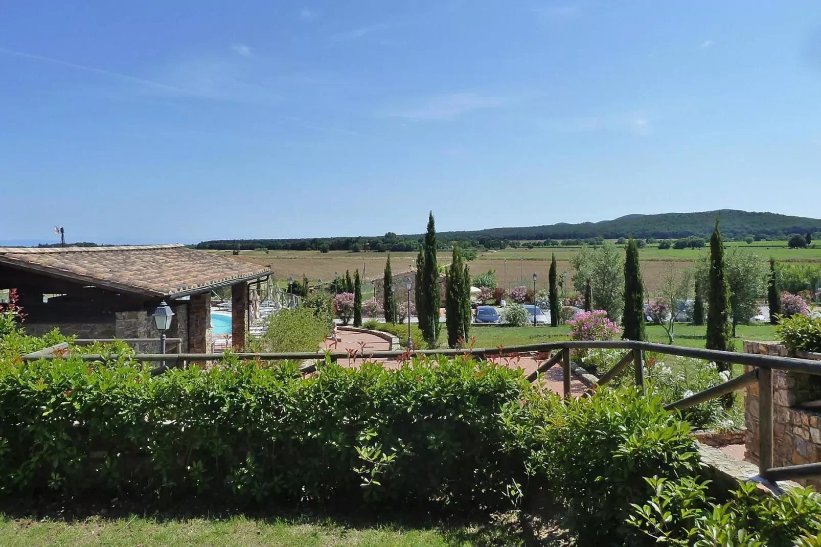 Holiday resort Antico Borgo Casalappi Campiglia Marittima - Type Trilo A-1 primo piano 2 livelli-Tuinen zomer
