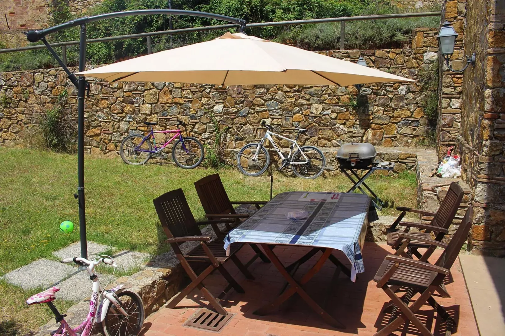 Holiday resort Antico Borgo Casalappi Campiglia Marittima - Type Trilo A-1 primo piano 2 livelli-Tuinen zomer