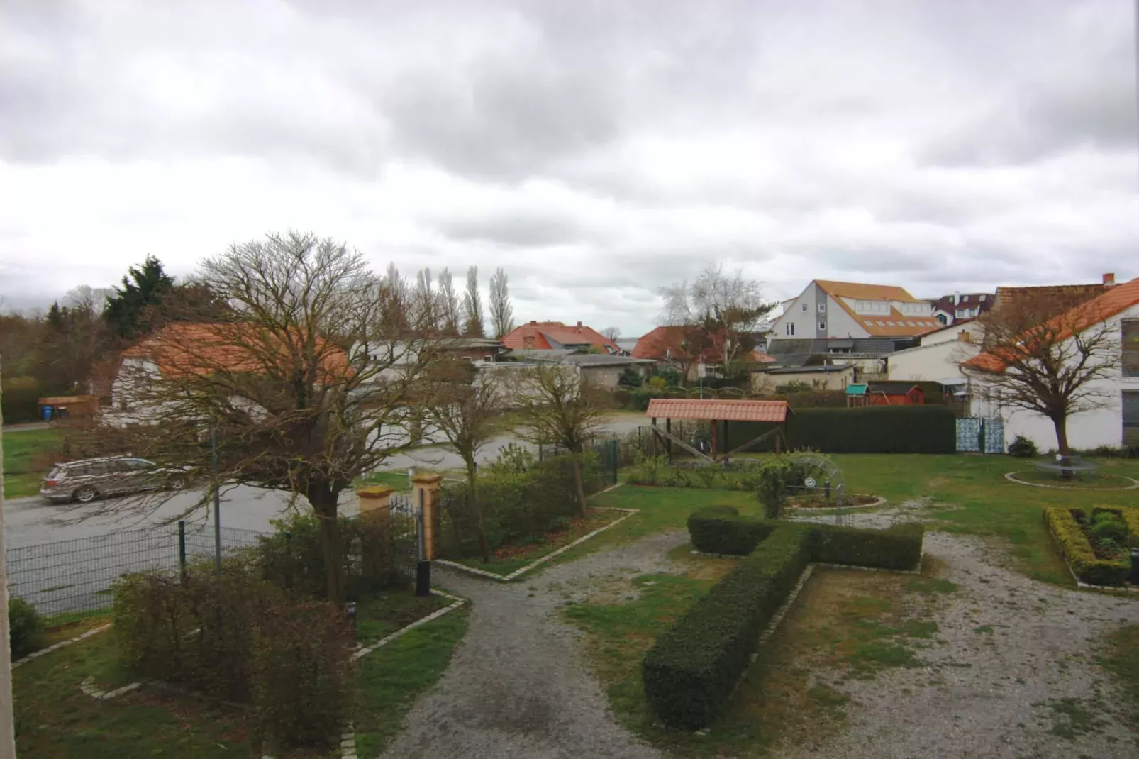 Ferienwohnung Kleiner Seestern Wiek-Wohnung 33-Uitzicht zomer