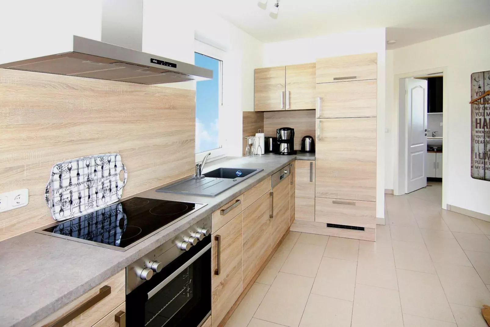 Ferienhaus Poseidon Vieregge - Am Breetzer Bodden 14 A-Keuken