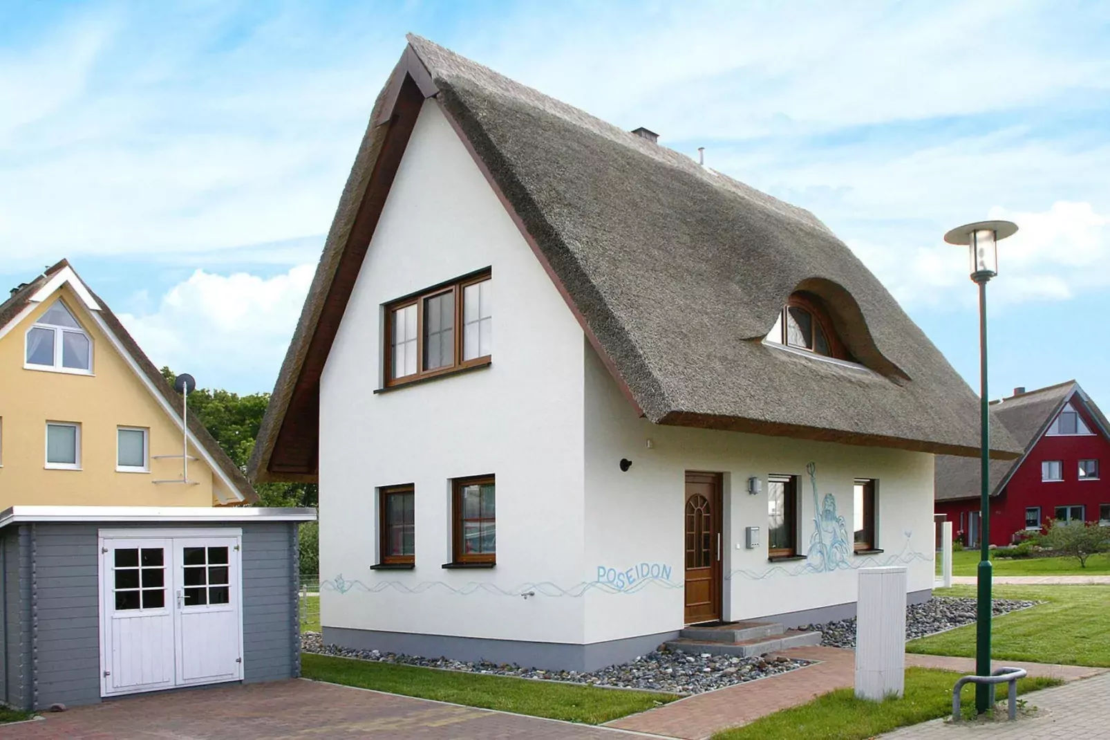 Ferienhaus Poseidon Vieregge - Am Breetzer Bodden 14 A-Buitenlucht