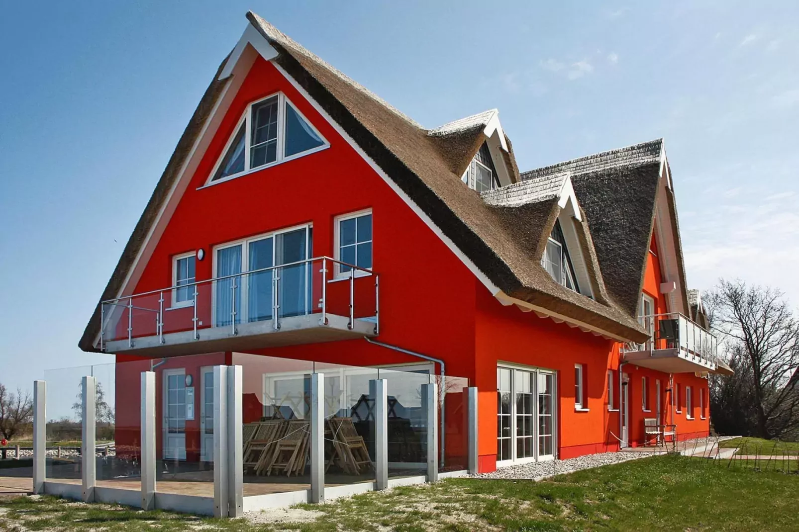 Doppelhaus Westwind Vieregge-Buitenkant zomer