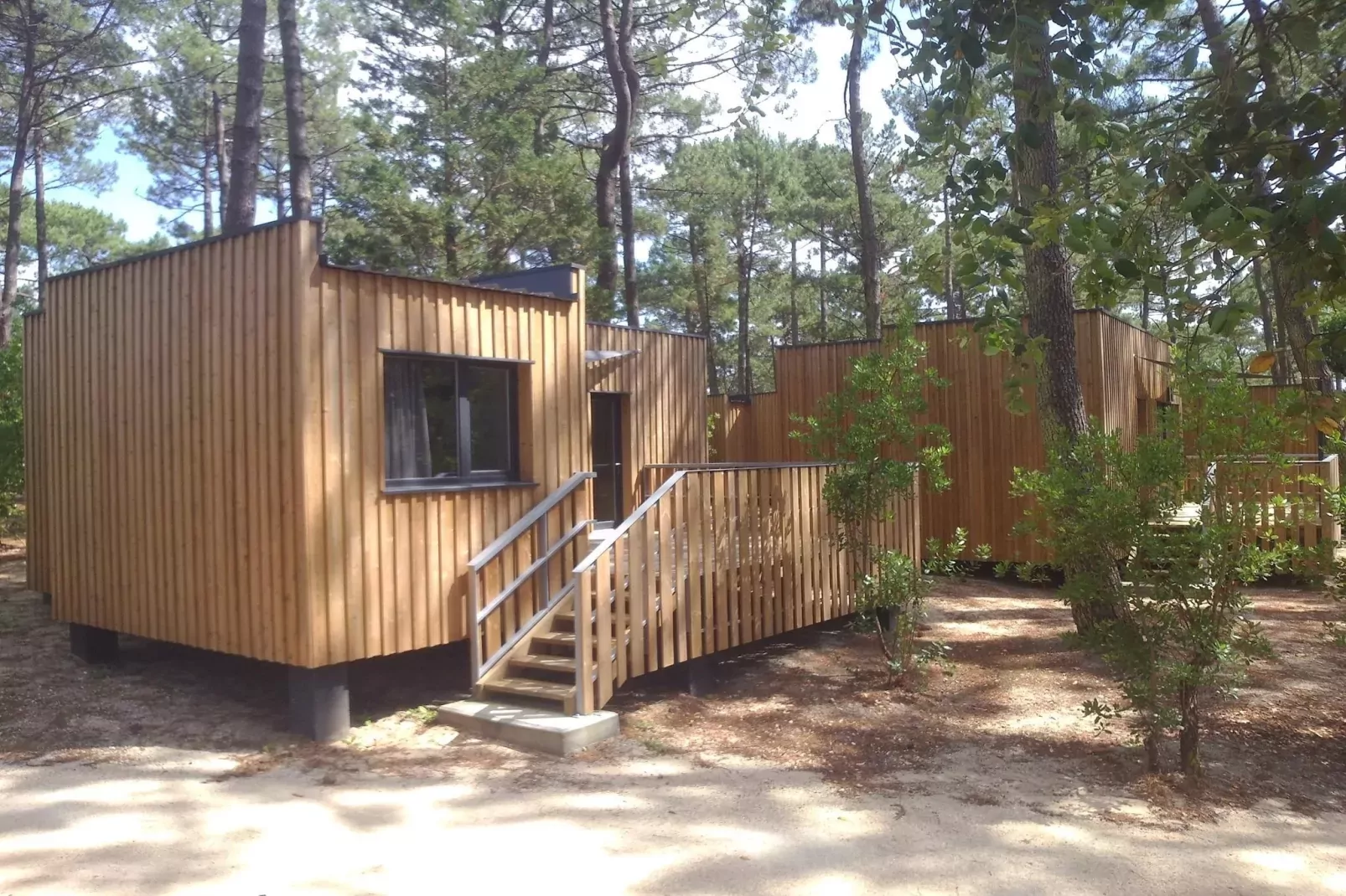 Résidence Lège Cap Ferret - Claouey // Lodge 3 pcs 6 pers et 1 bébé Résidentielles-Buitenkant zomer