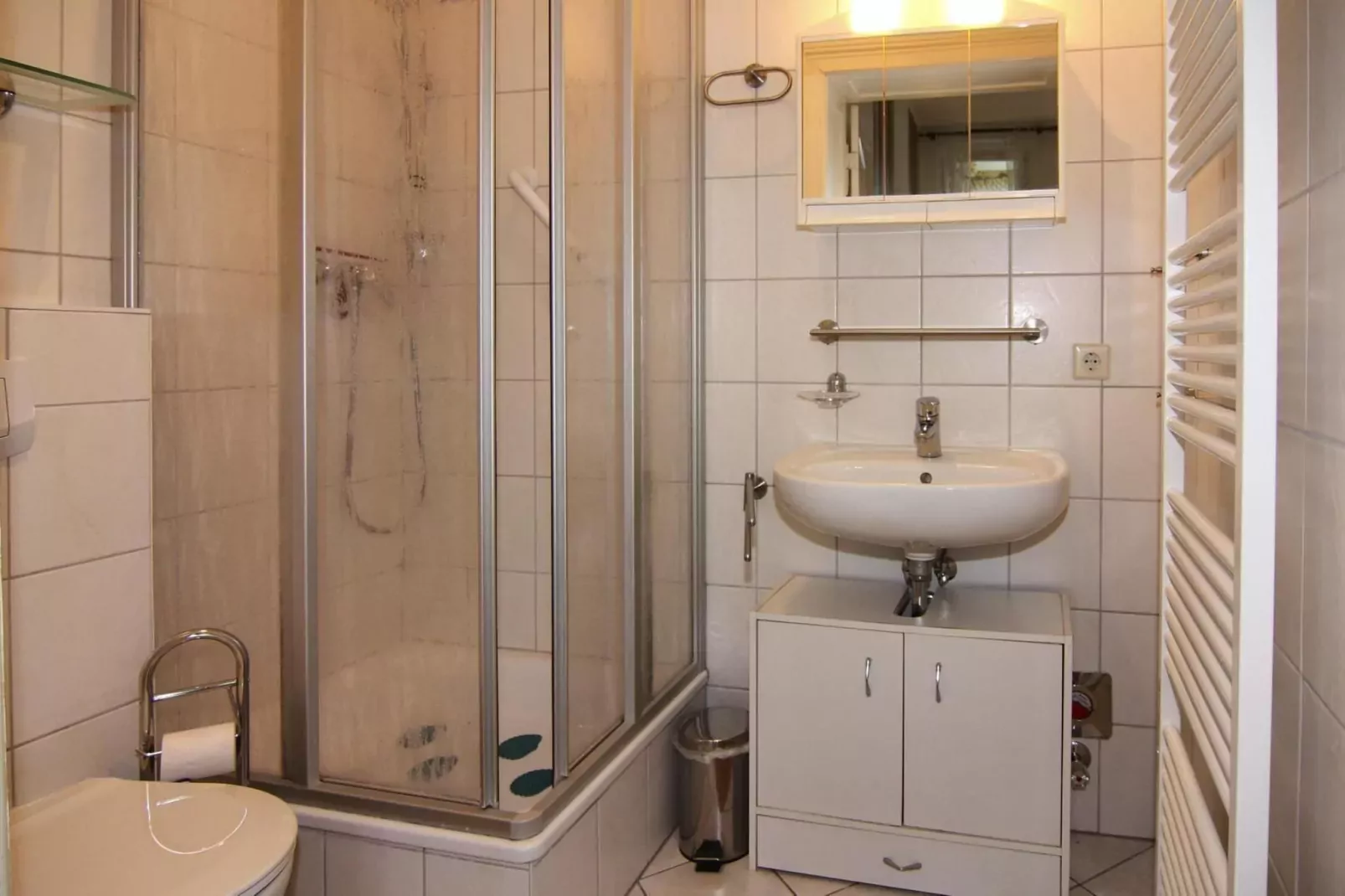 Ferienwohnung Morgenröte Ahlbeck-Badkamer