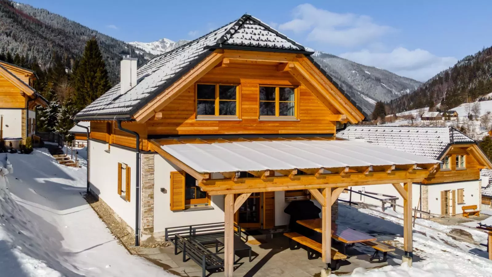 Ferienhaus Erna-Exterieur winter