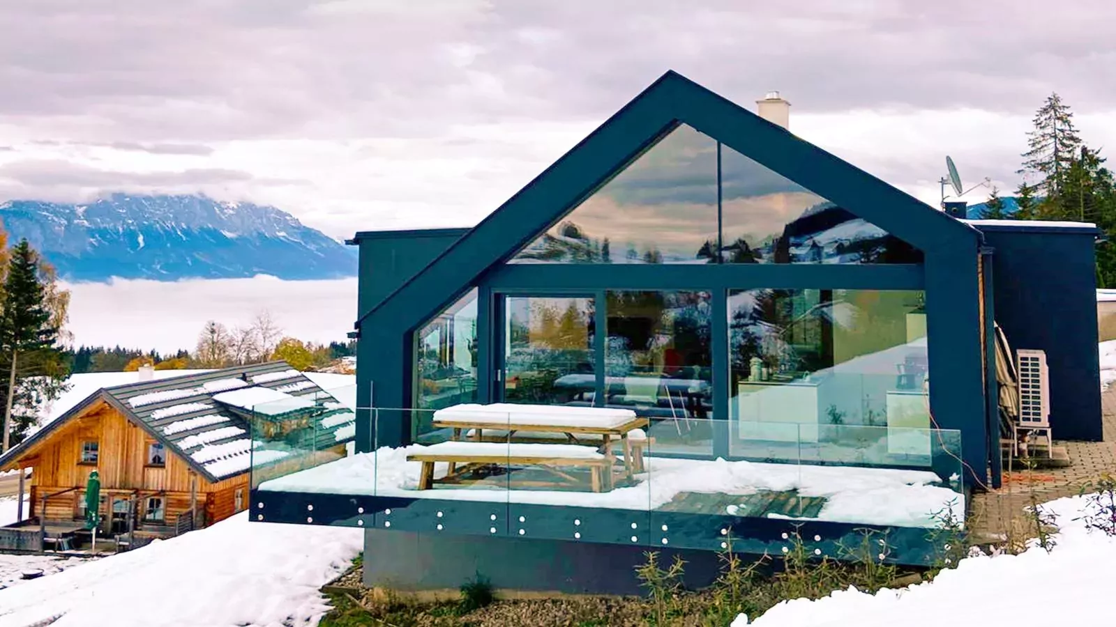 Lakan Lodge-Exterieur winter