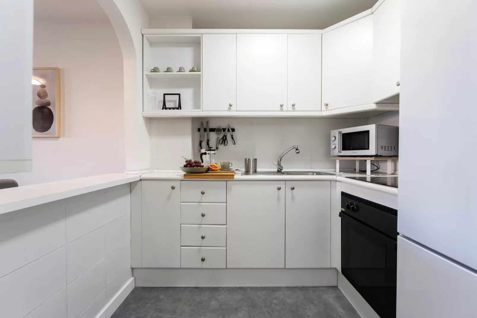 CT 245 - Faro's Arroyo de la Miel Apartment - Cuddly Nest for 2-Keuken