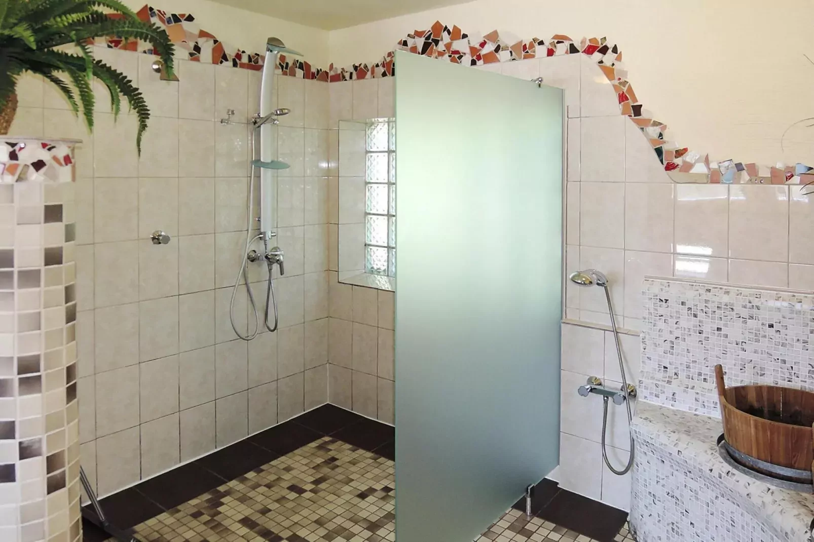 Ferienhaus Spatz 3 Pers-Badkamer