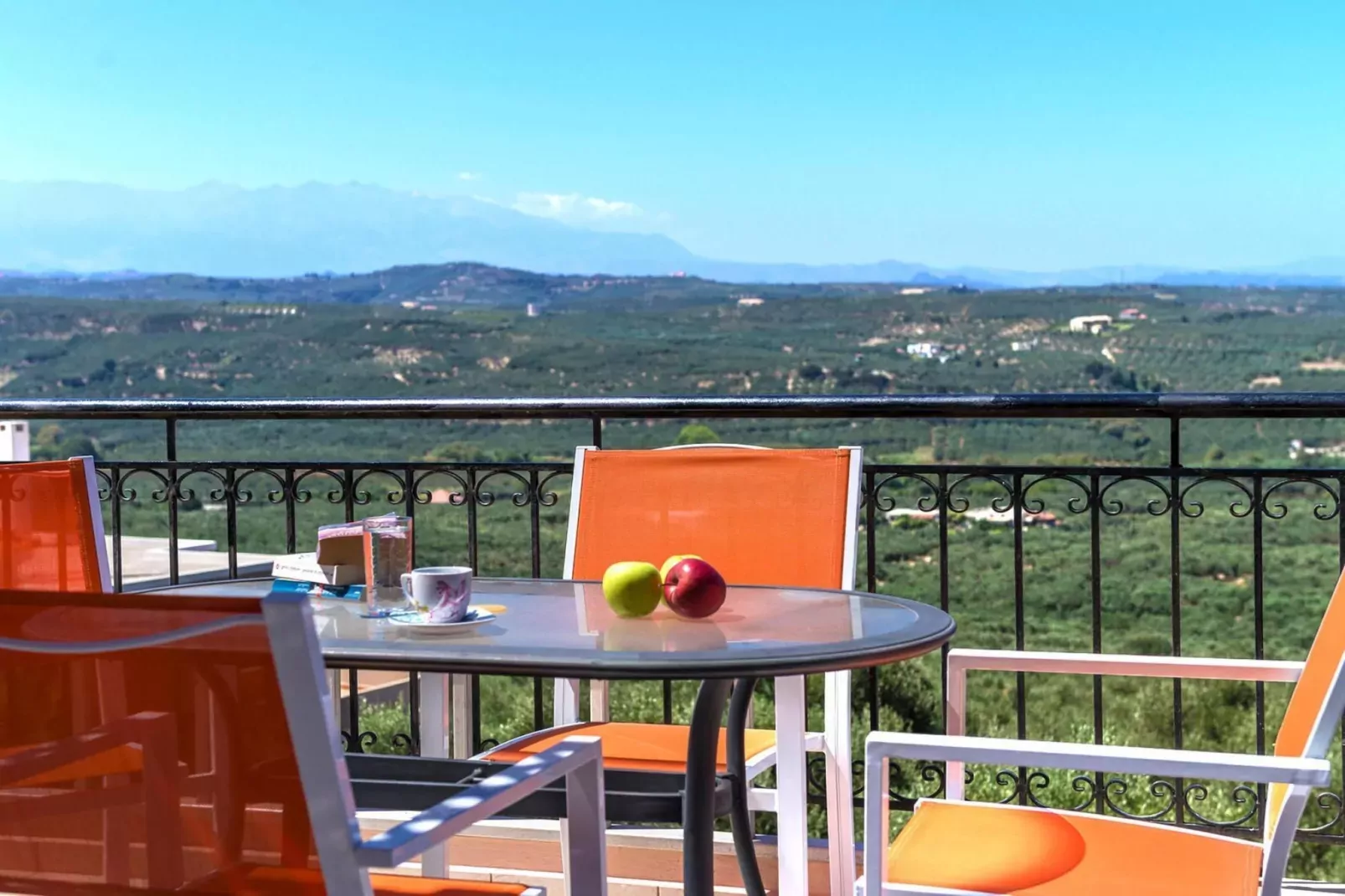 Holiday home, Marathokefala bei Kolimbari-Villa Marilena, ca. 100 qm, 6 pax-Terrasbalkon
