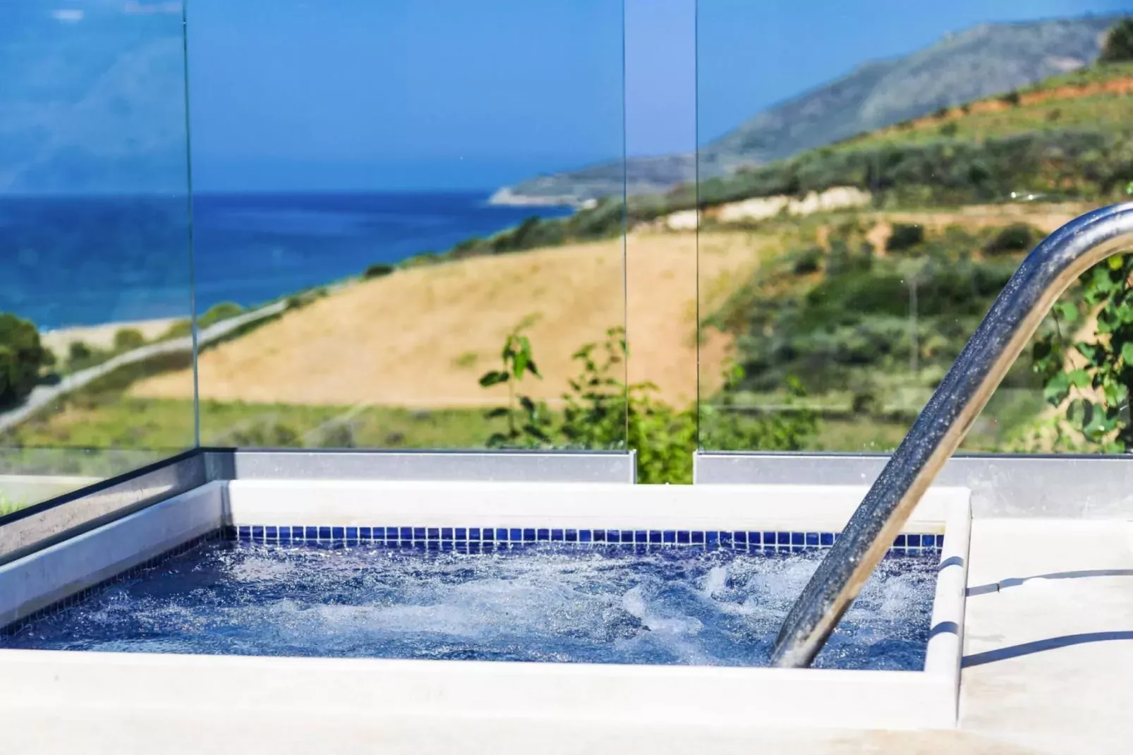 Villas Avra & Pyrgos, Episkopi-Villa Avra, ca. 120 qm, 6 pax-Zwembad