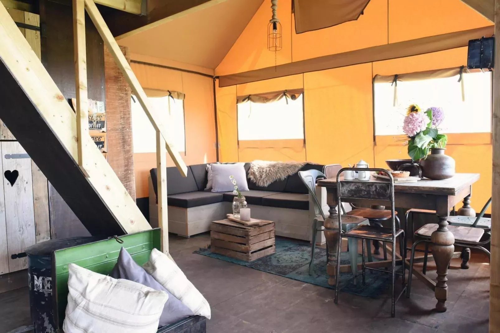 Beach Lodge Groot - Duynpark-Woonkamer