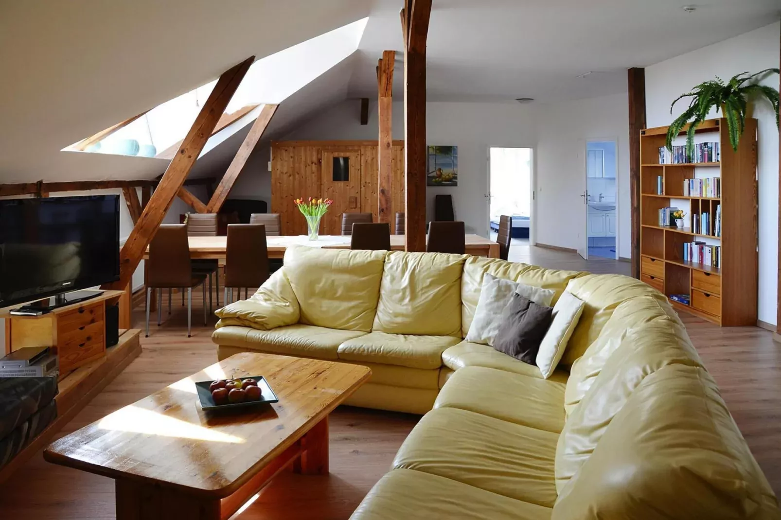 Fewo im OG 180 qm-Woonkamer