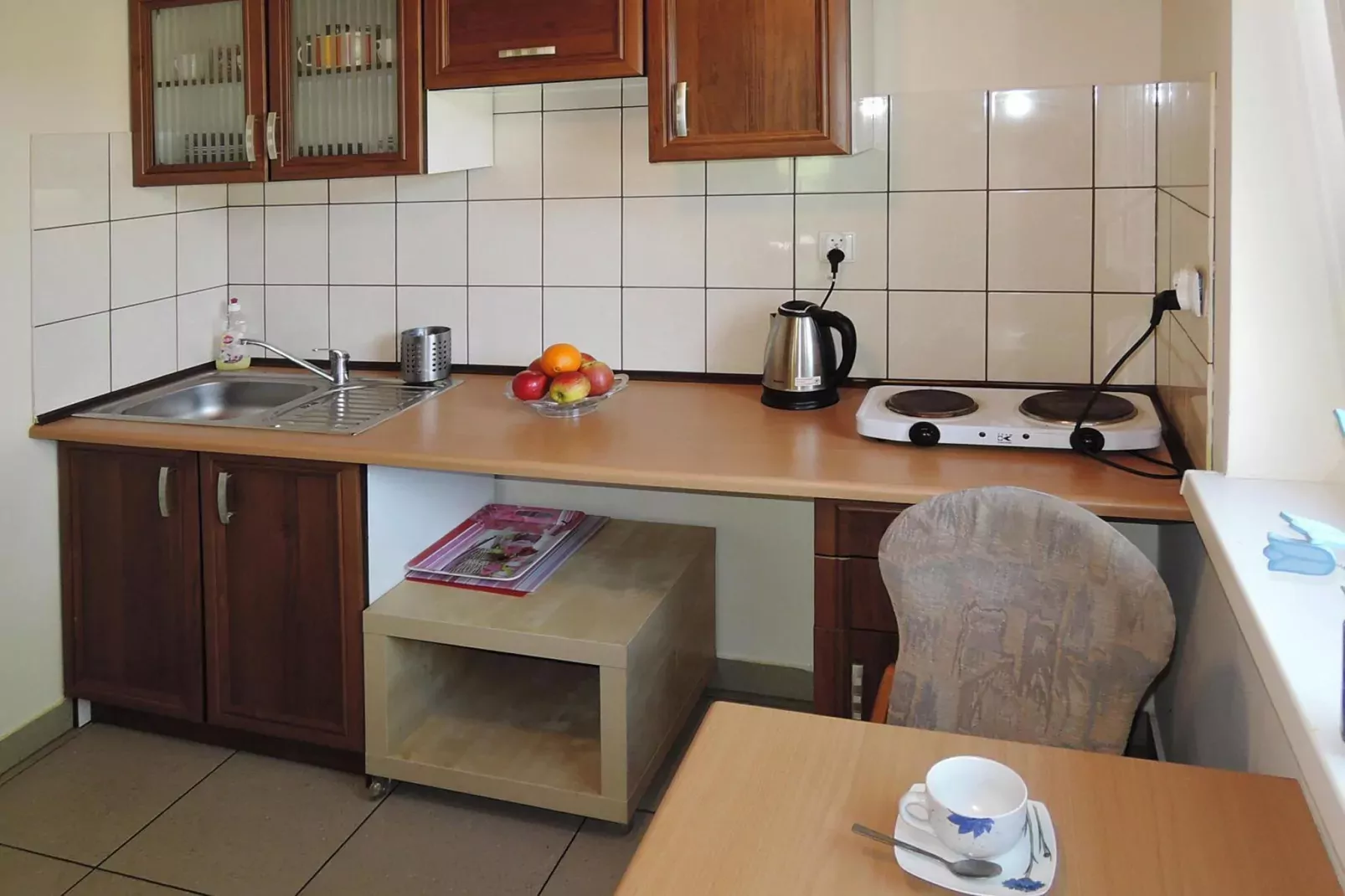 Holiday complex in Jezierzyce by Szczecin at the lake for 4 persons 30 qm Typ B Zielony-Keuken