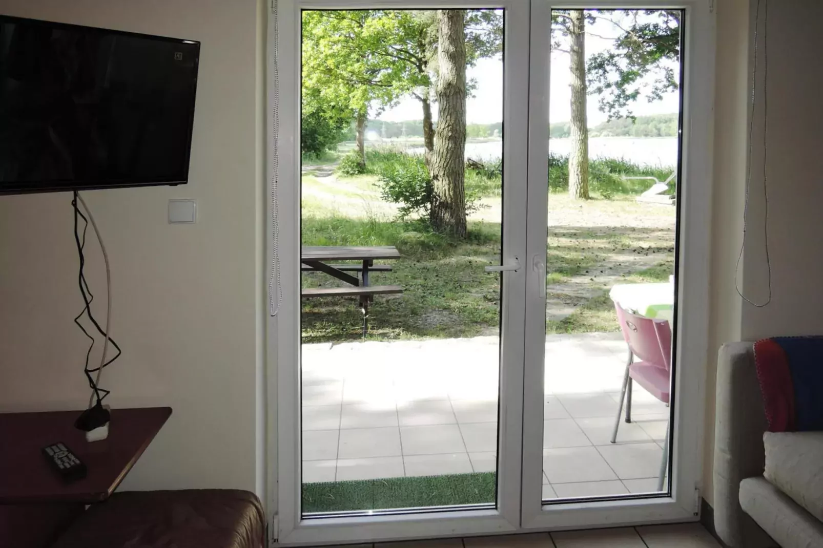 Holiday complex in Jezierzyce by Szczecin at the lake for 4 persons 30 qm Typ B Zielony-Terrasbalkon