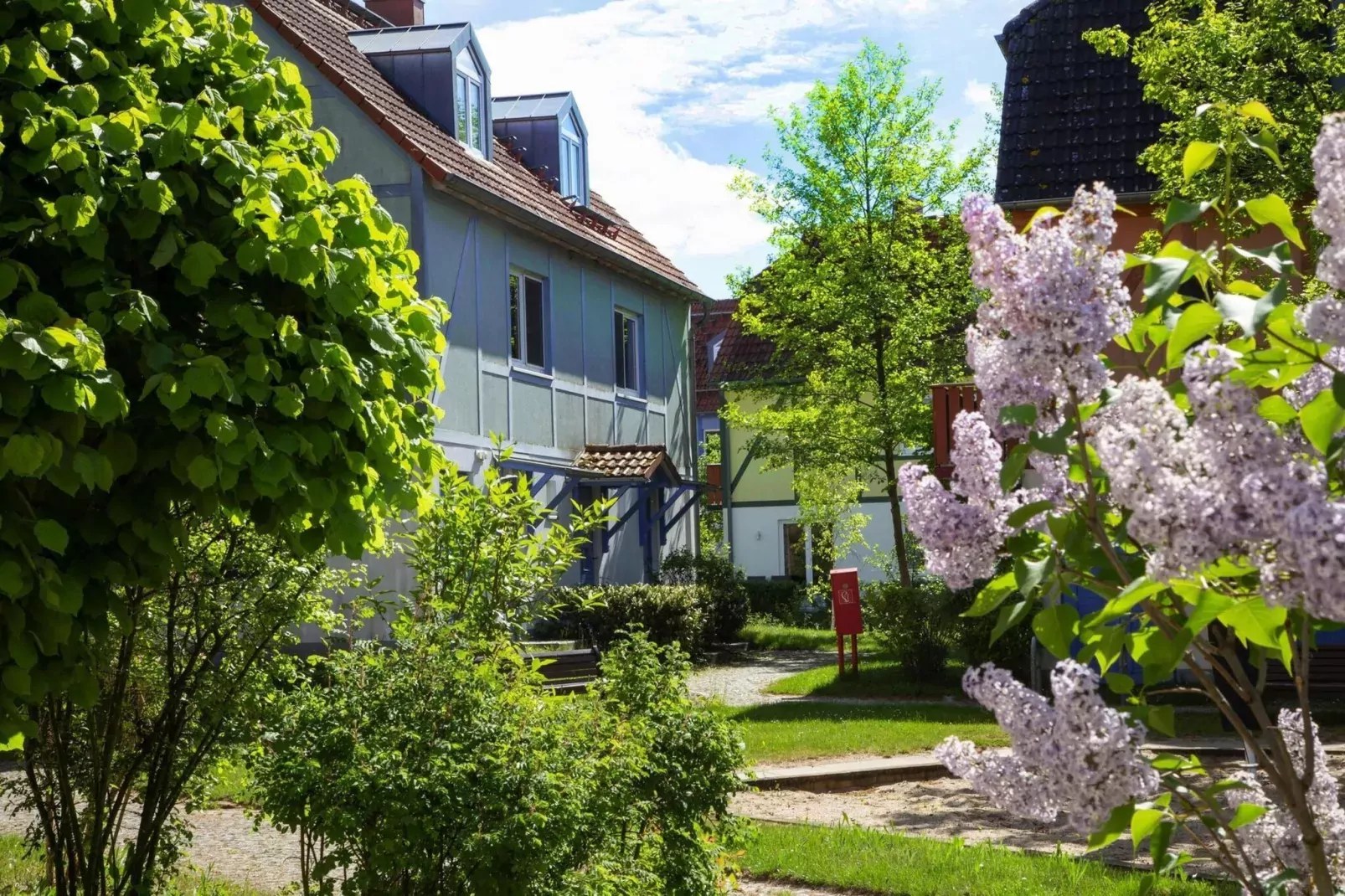BEECH Resort Fleesensee in Göhren-Lebbin-Tuinen zomer