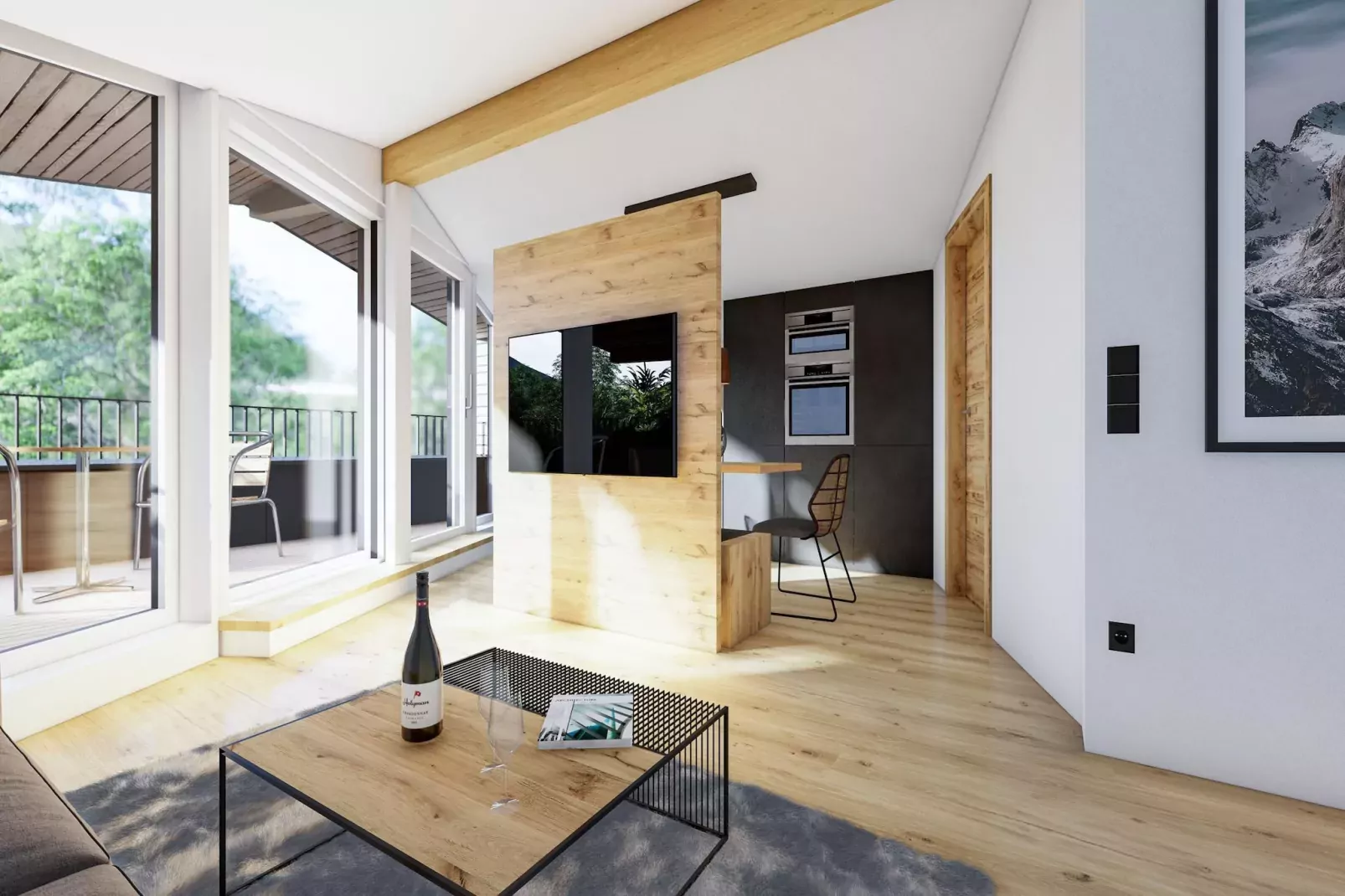 Bergzeit Penthouse-Binnen