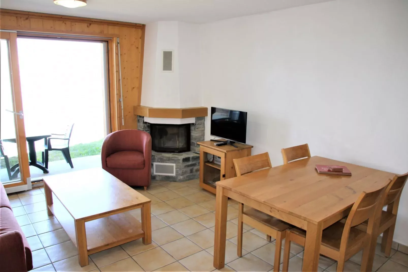 Plein Ciel VA 012 - MOUNTAIN apartment 4 pers-Woonkamer