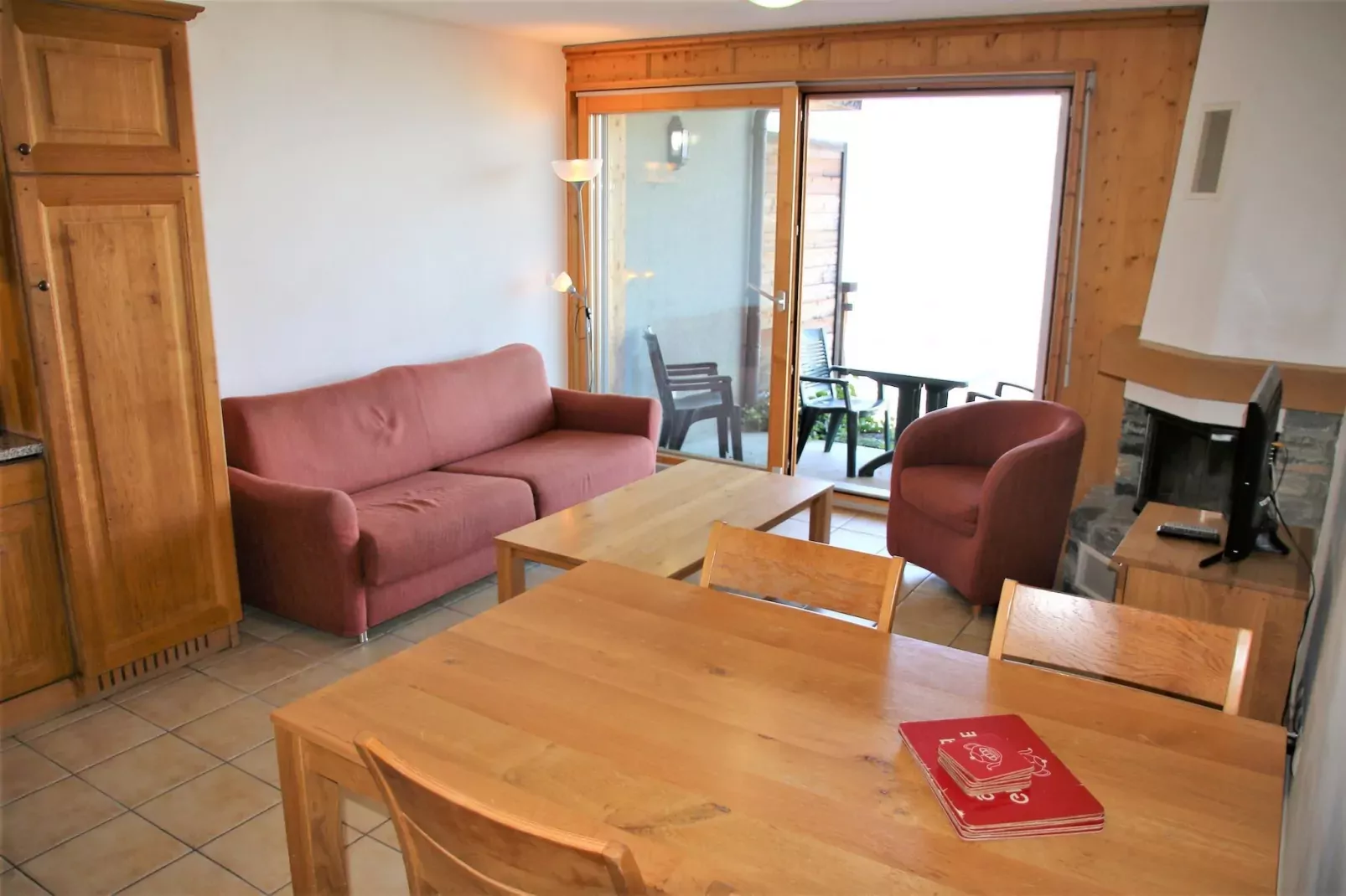 Plein Ciel VA 012 - MOUNTAIN apartment 4 pers-Woonkamer