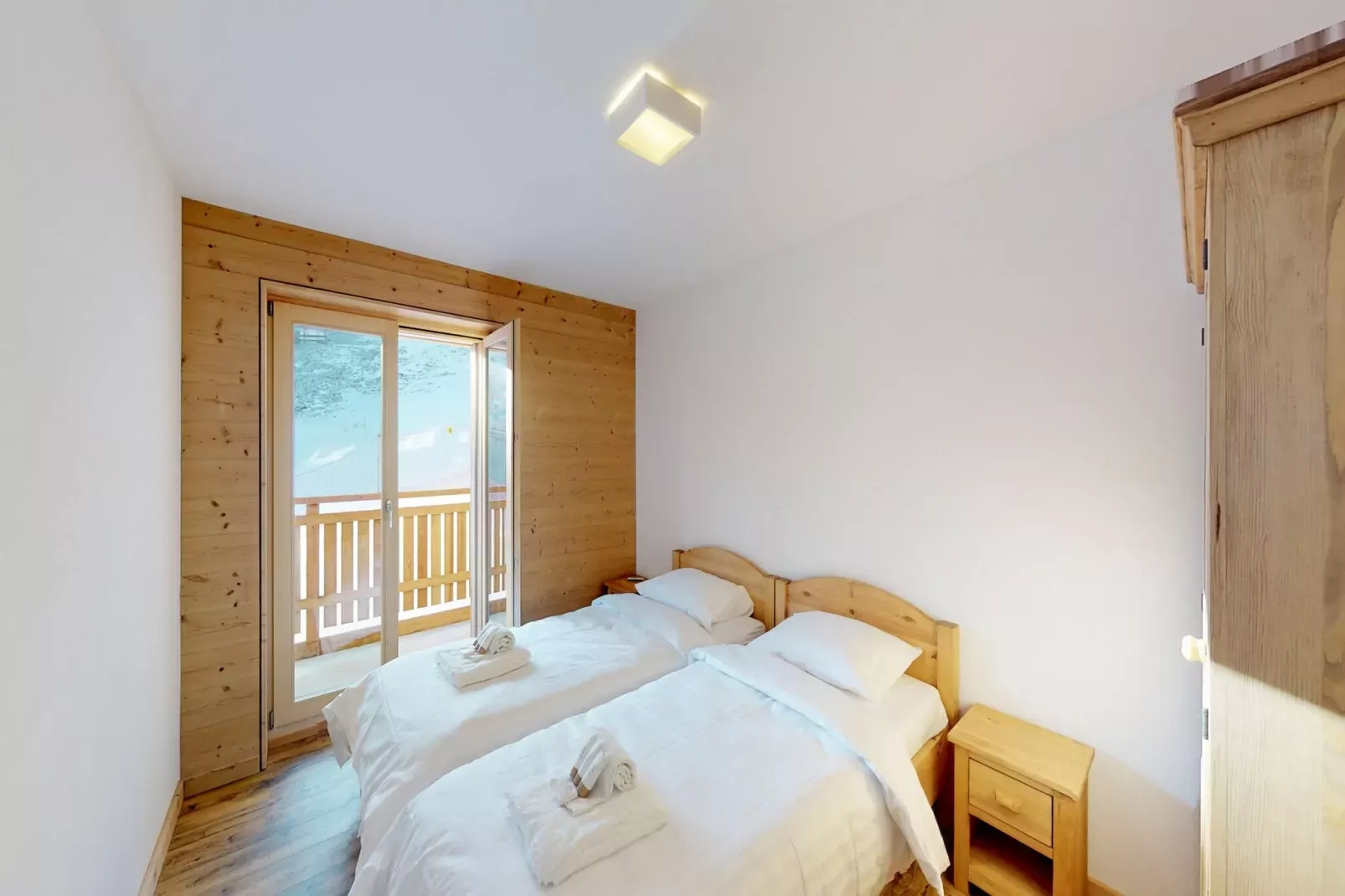 Les Mayens MB 011 - LUXURY apartment 6 pers-Slaapkamer