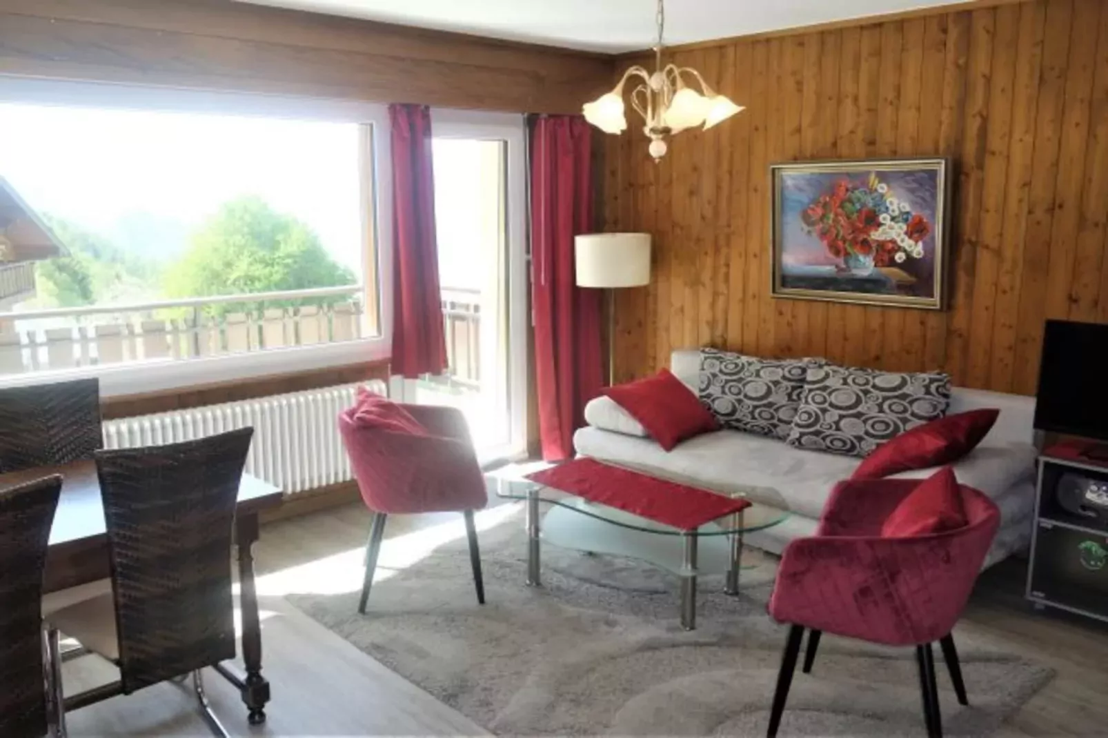 Crêtes X1 023 - SUNNY apartment 5 pers-Woonkamer