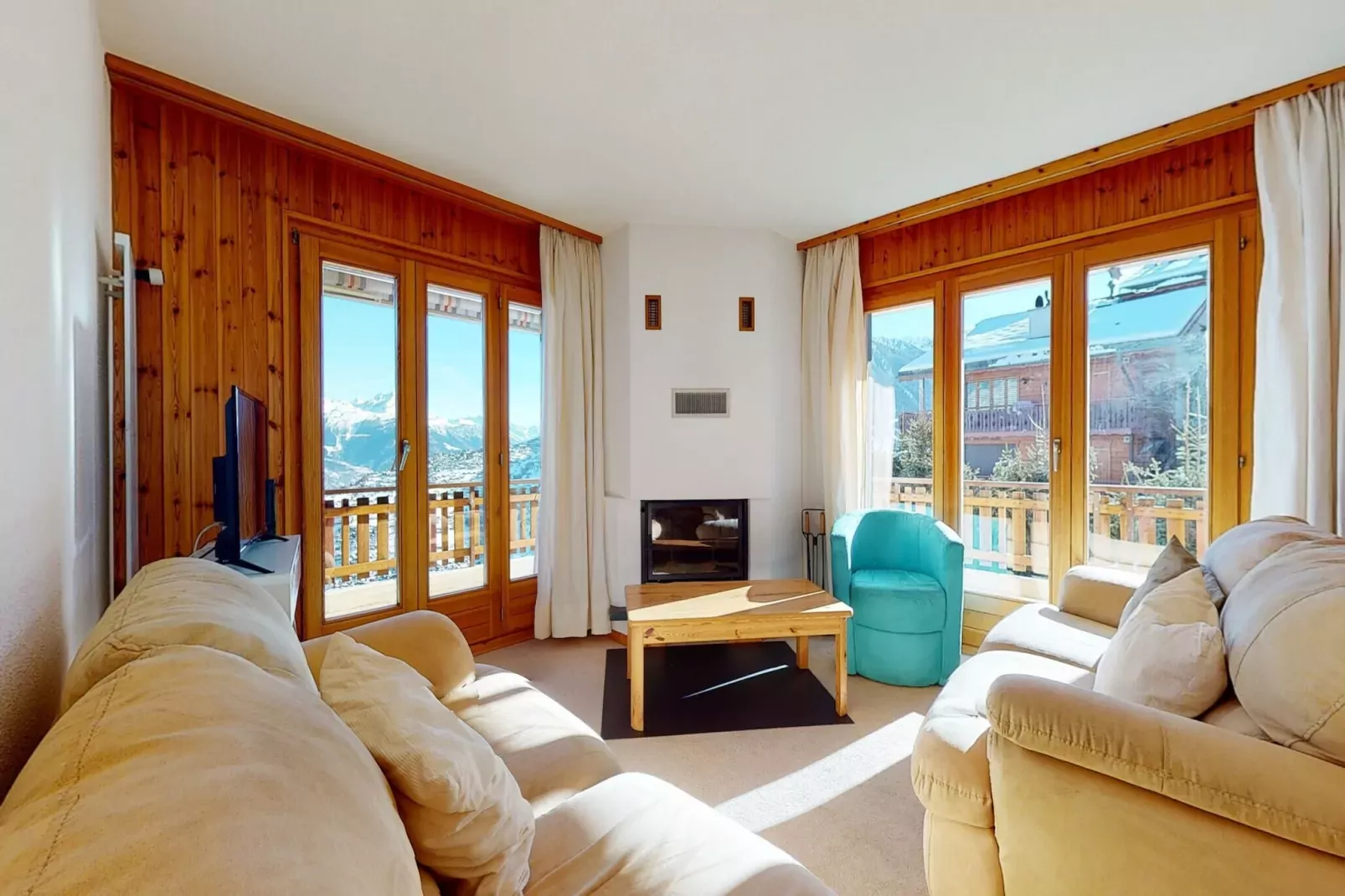 Crêtes X1 023 - SUNNY apartment 5 pers-Woonkamer