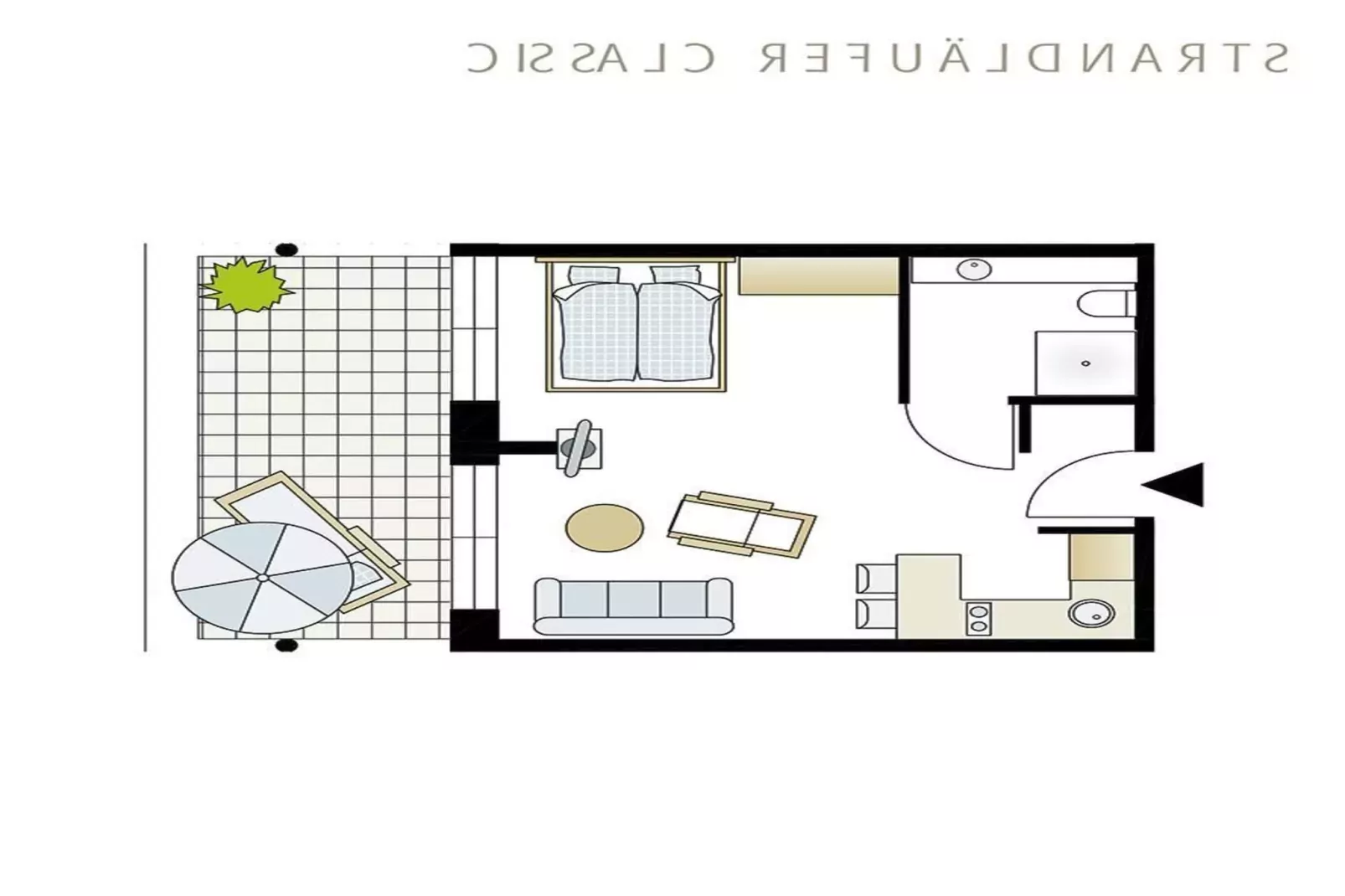 Strandläufer Classic 105-Plattegrond