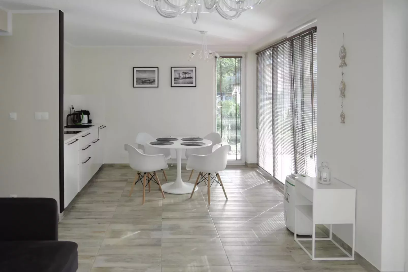 Luxury Appartment in Lukecin 60qm-Eetkamer