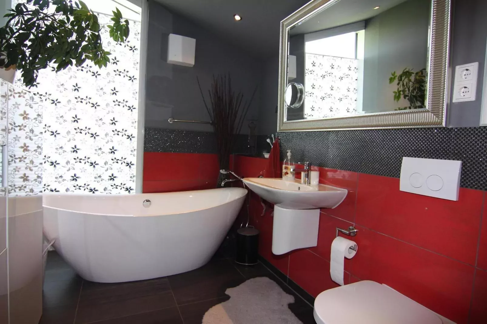 Appartementhaus Calmsailing Börgerende-Appartement 23 Meerblick 2 OG-Badkamer
