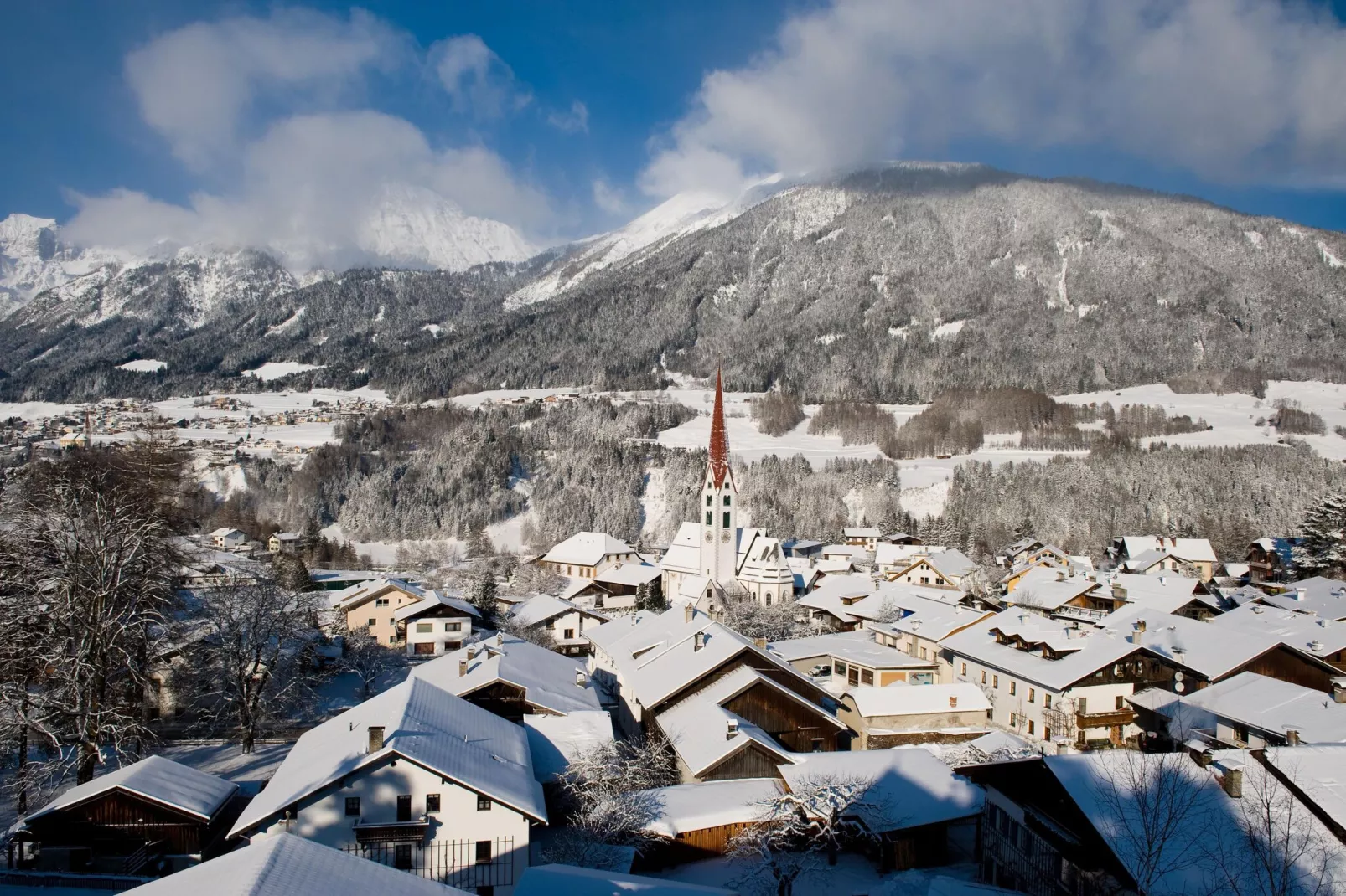 Penthaus in Mieders-Gebied winter 5km