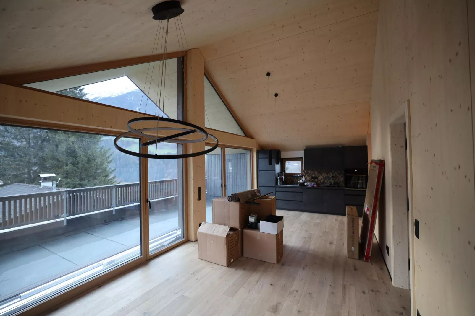 Penthouse in Mieders-Woonkamer