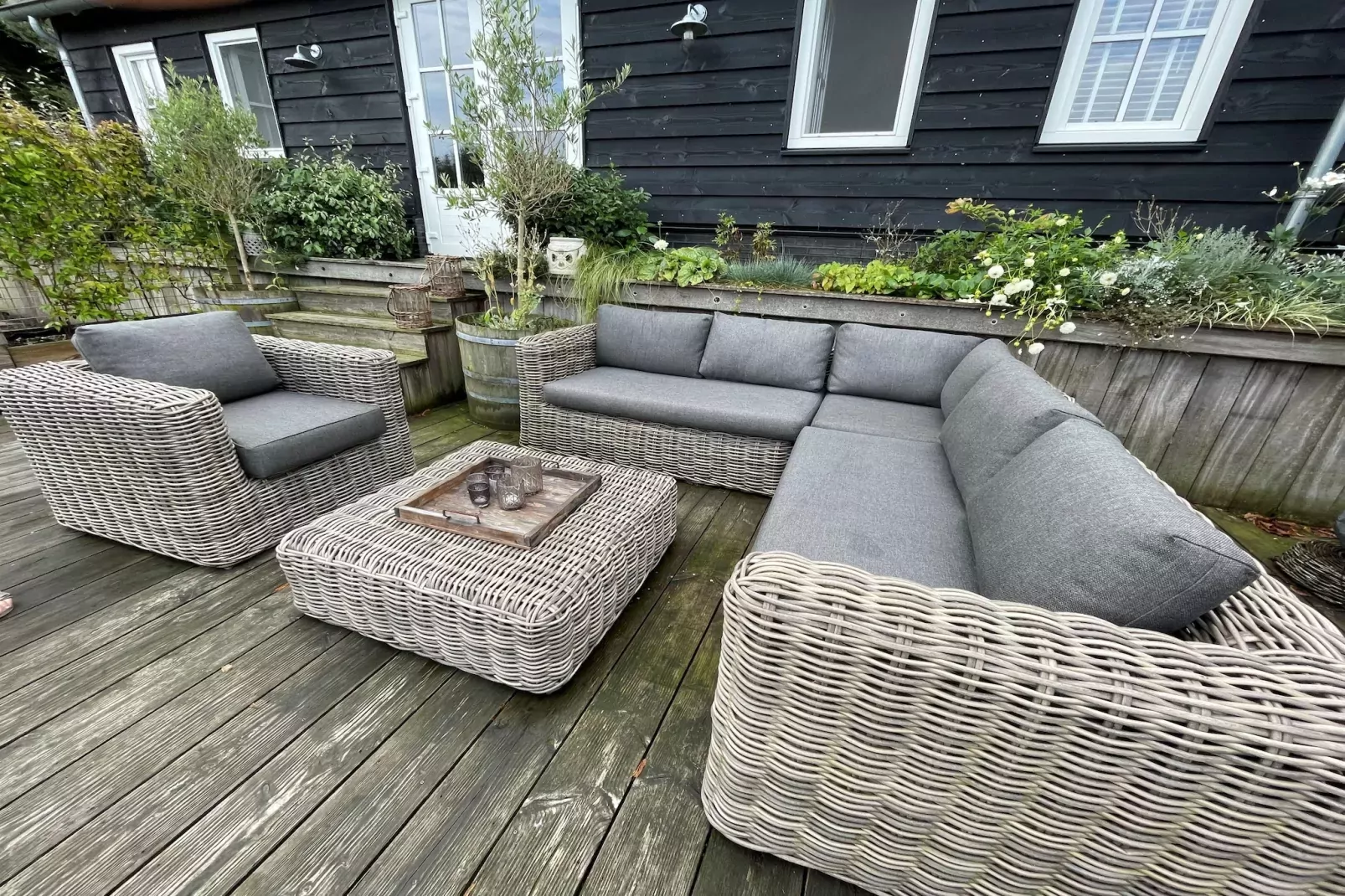Vakantiehuis De Vlonder-Terrasbalkon