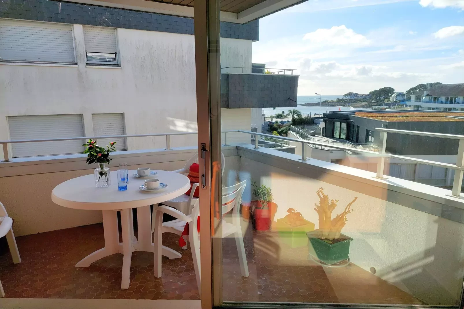 Studio Benodet-Terrasbalkon