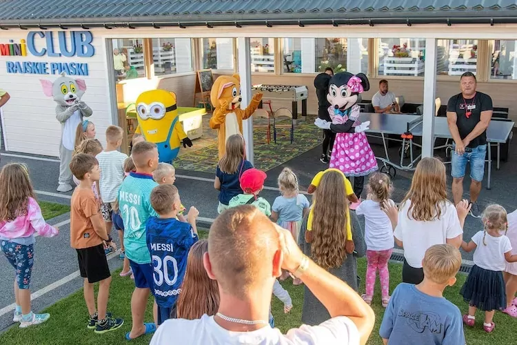 Domki wakacyjne dla 7 osób Dąbki-Parkfaciliteiten