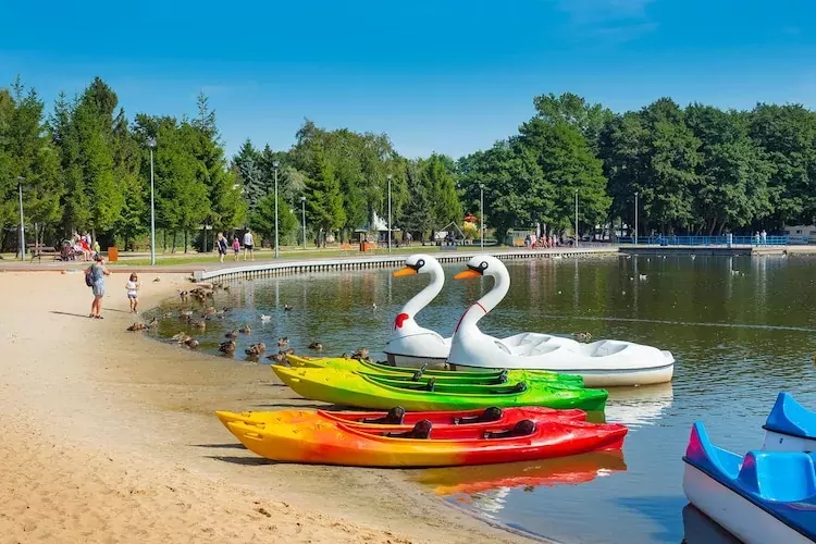 Domki wakacyjne dla 7 osób Dąbki-Gebieden zomer 5km