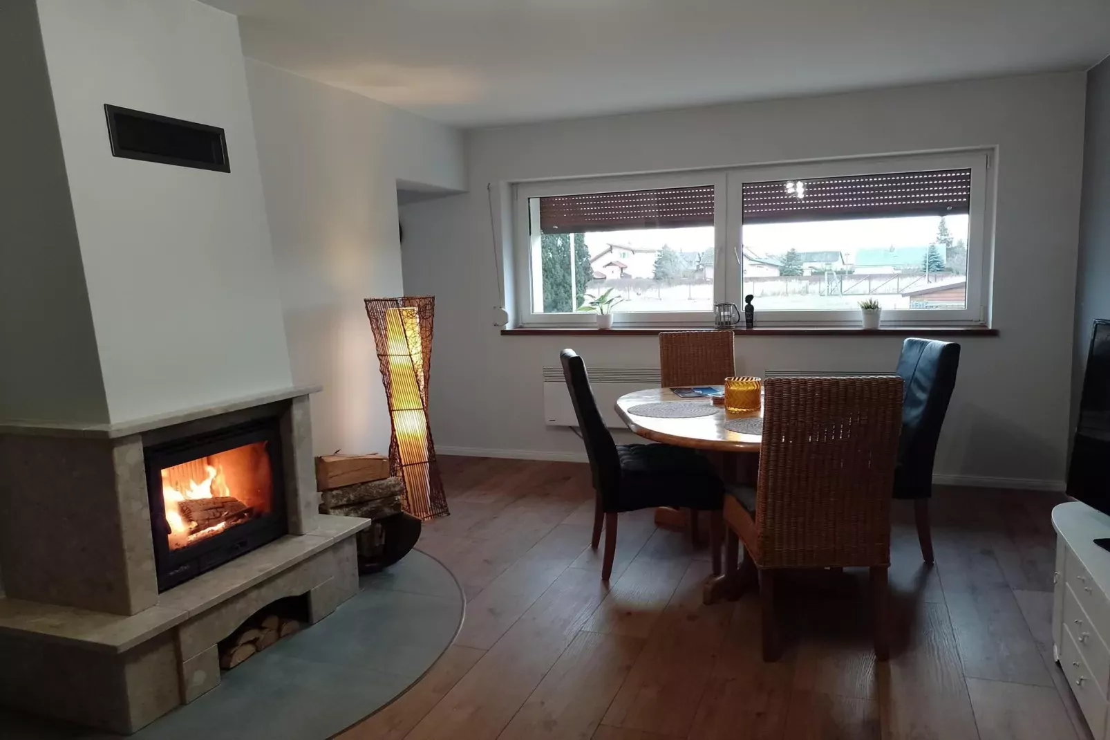 Ferienhaus Panorama in Kopice bei Stepnica-Eetkamer
