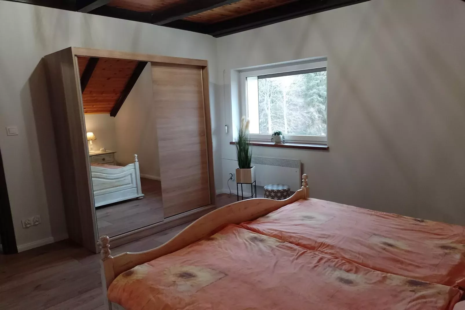 Ferienhaus Panorama in Kopice bei Stepnica-Slaapkamer