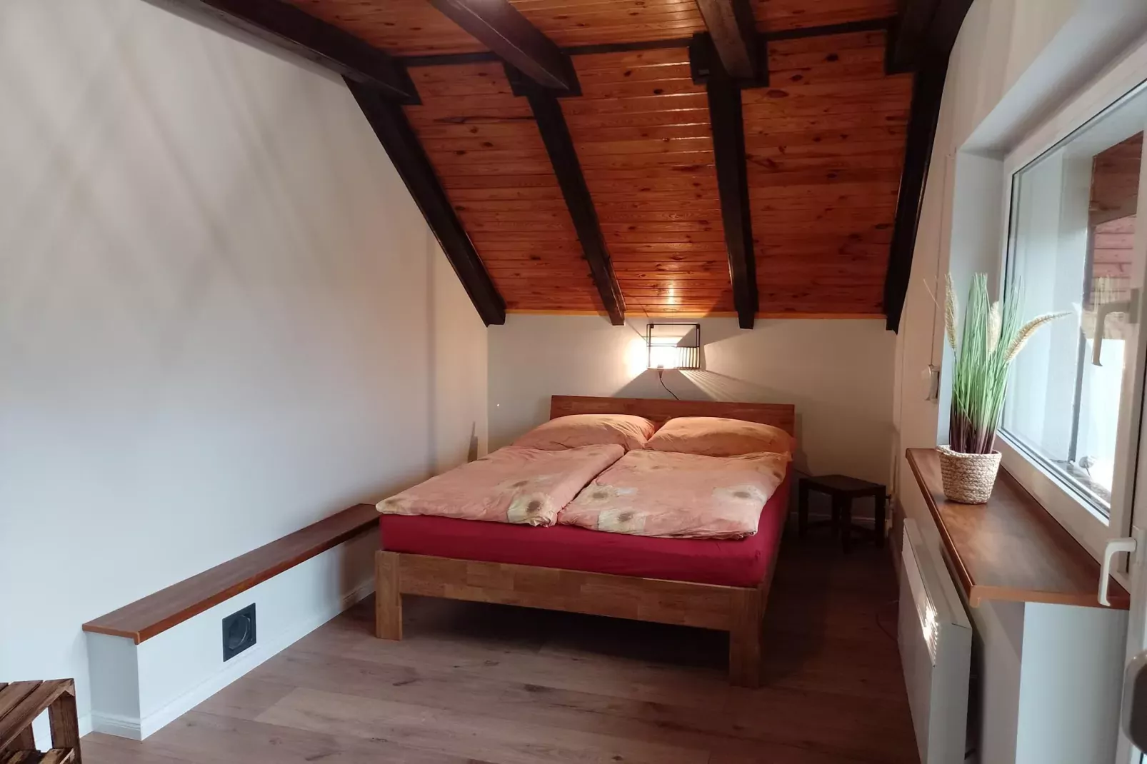 Ferienhaus Panorama in Kopice bei Stepnica-Slaapkamer