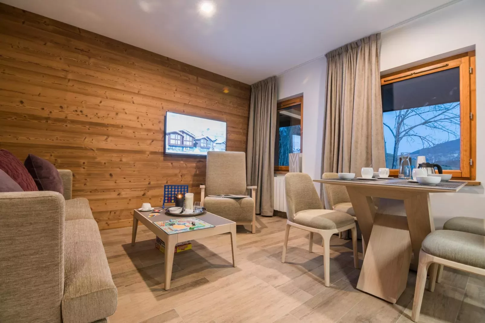 Les Portes de Megève 1-Eetkamer